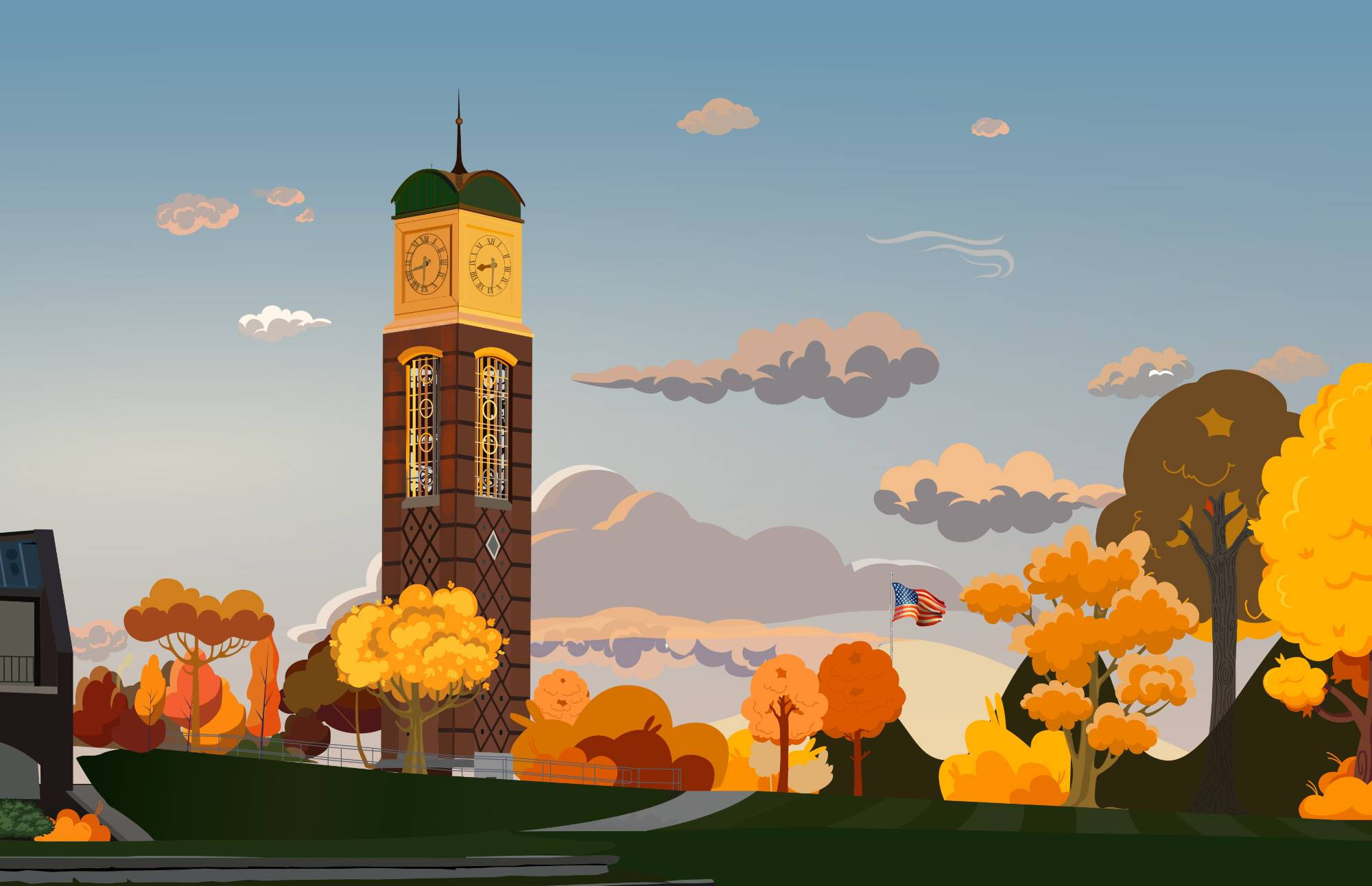 Alumni created desktop wallpaper.